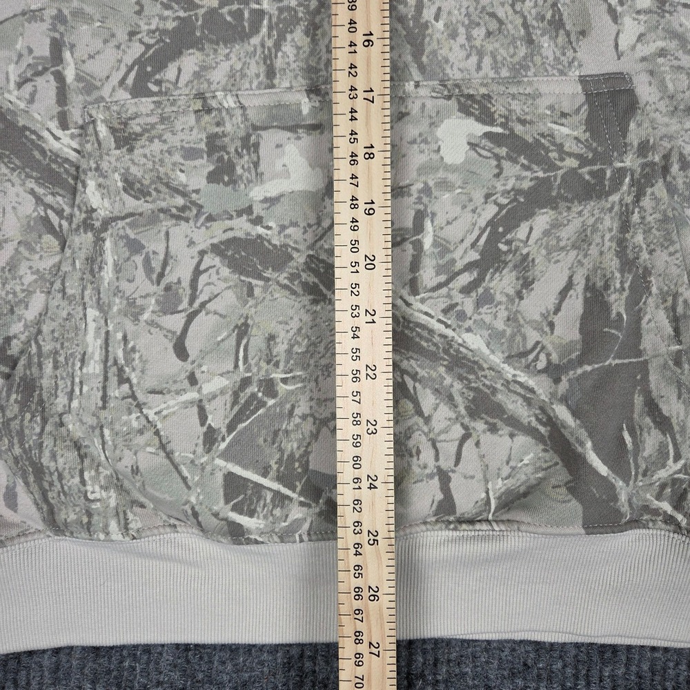 Chevrolet GM Mens 3XL Camo Hoodie Grey Tan Embroidered Bowtie Logo Sweatshirt - Picture 5 of 9